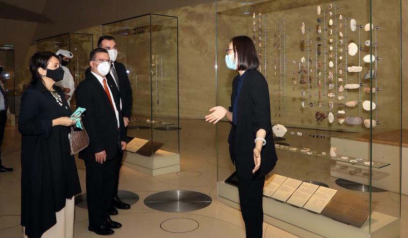 Marvin Rodriguez Cordero visited the National Museum of Qatar